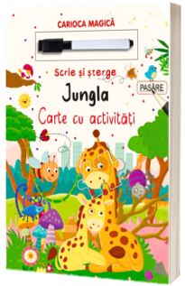 Jungla. Scrie si sterge. Carte cu activitati