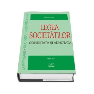 Legea societatilor. Comentata si adnotata