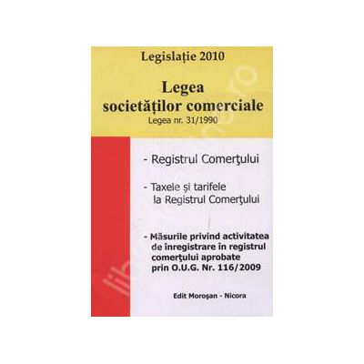 Legea societatilor comerciale