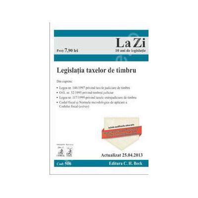 Legislatia taxelor de timbru. (Actualizat la 25.10.2012 )