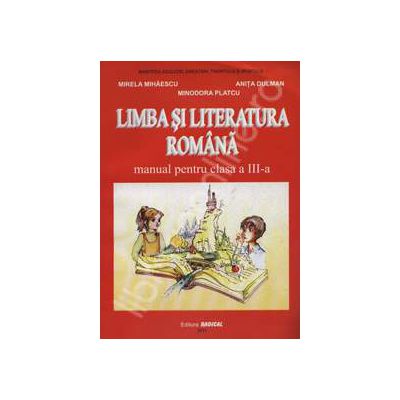 Limba si literatura romana manual pentru clasa a III-a