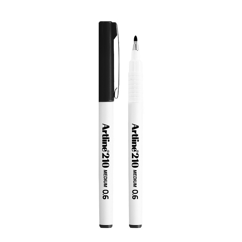 Liner Artline 210, varf fetru 0.6mm - negru