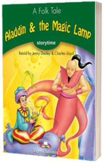 Literatura adaptata pentru copii. Aladdin and The Magic Lamp Pupils book with cross-platform application
