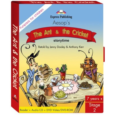 Literatura adaptata pentru copii - The ant and the cricket Fun Pack