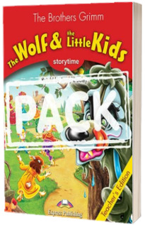 Literatura adaptata pentru copii. The wolf and the little kids Manualul Profesorului cu App.