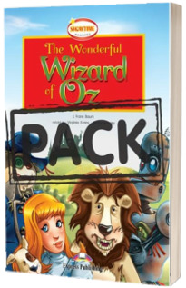 Literatura adaptata pentru copii. The wonderful wizard of Oz Set cu MULTI-ROM