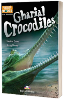 Literatura CLIL Gharial Crocodiles reader cu cross-platform APP.