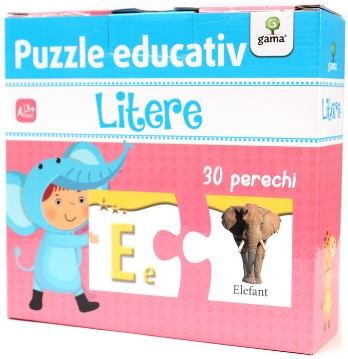 Litere - Puzzle educativ