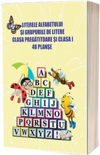 Literele Alfabetului si grupurile de litere. Clasa pregatitoare si clasa I - 40 de planse