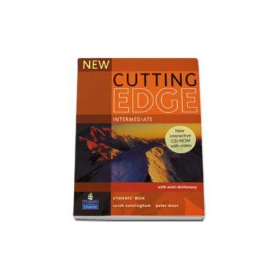 New Cutting Edge Intermediate Studdents Book with mini-dictionary and CD-Rom pack - Sarah Cunningham