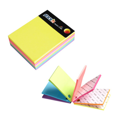 Magic cube color 101 x 76 mm, 280 file, Stick - 7 culori neon