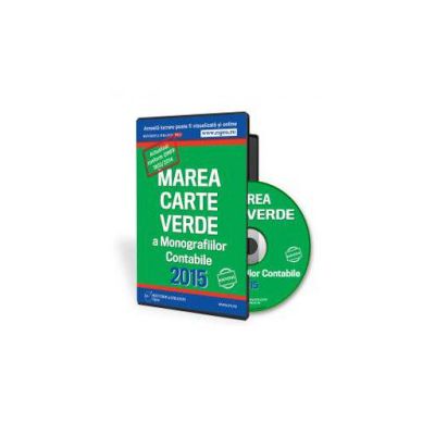 Marea Carte Verde a Monografiilor Contabile 2015 - Format CD