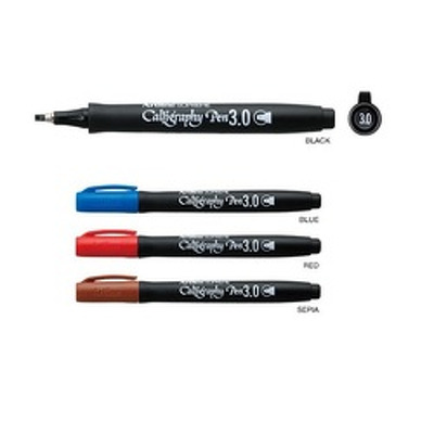 Marker Supreme Calligraphy, varf tesit din fetru 3.0mm - maro