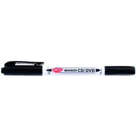 Marker CD/DVD 2 capete Daco negru