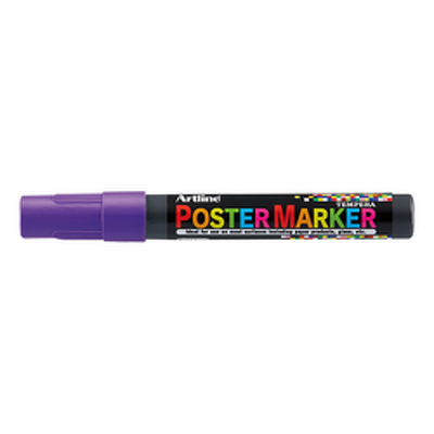 Marker pentru poster ARTLINE, corp plastic, varf rotund 2mm - mov