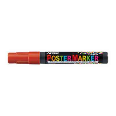 Marker pentru poster ARTLINE, corp plastic, varf rotund 6mm - maro