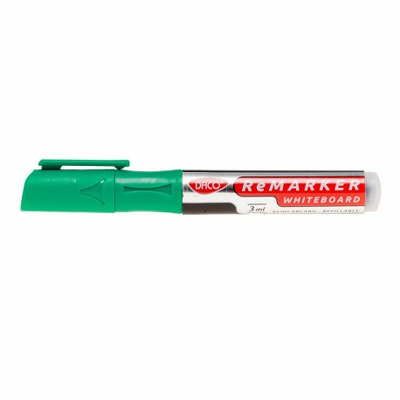 Marker reincarcabil pentru tabla magnetica MK231V ReMARKER, verde DACO