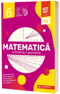 Matematica. Aritmetica, geometrie. Clasa a VI-a. Mate 2000  Standard. Editia a 3-a (2024 - 2025)