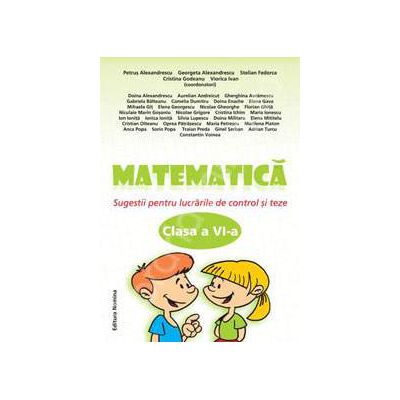 Matematica clasa a VI-a, Sugestii pentru lucrarile de control si teze