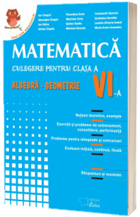 Matematica, culegere pentru clasa a VI-a (pe spira metalica)