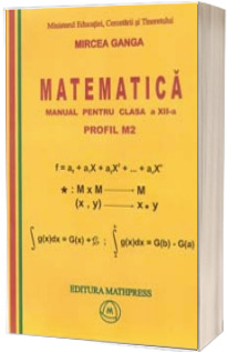 Matematica, manual pentru clasa XII-a - Profil M2