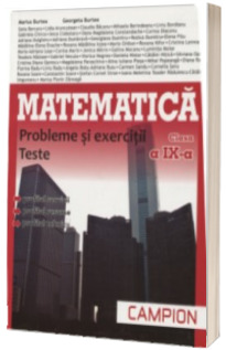 Matematica pentru clasa a IX-a, probleme si exercitii, teste - Profilul, servicii, resurse, tehnici (Trunchi comun de tip M-tehnologic)