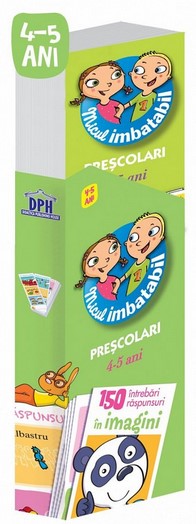 Micul imbatabil, prescolari 4-5 ani (150 de intrebari si raspunsuri in imagini)