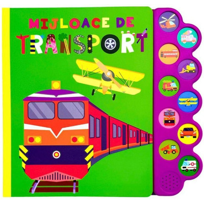 Mijloace de transport. Carte cu 10 sunete