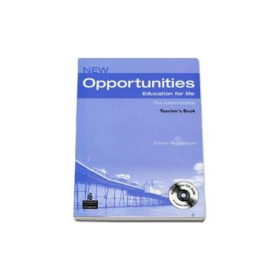 New Opportunities Pre-Intermediate Teachers Book with Master Tests CD-Rom (Patricia Mugglestone)