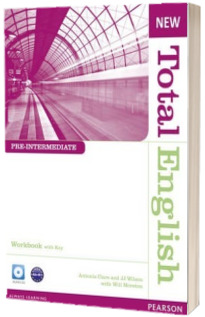 New Total English Pre-Inermediate level Workbook with Key and Audio-CD (A2-B1)