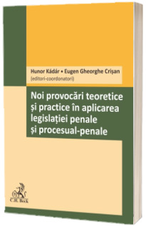 Noi provocari teoretice si practice in aplicarea legislatiei penale si procesual penale