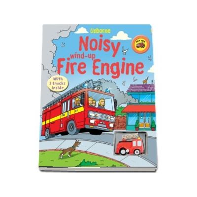 Noisy wind-up fire engine