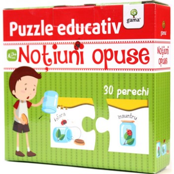 Notiuni opuse - Puzzle educativ