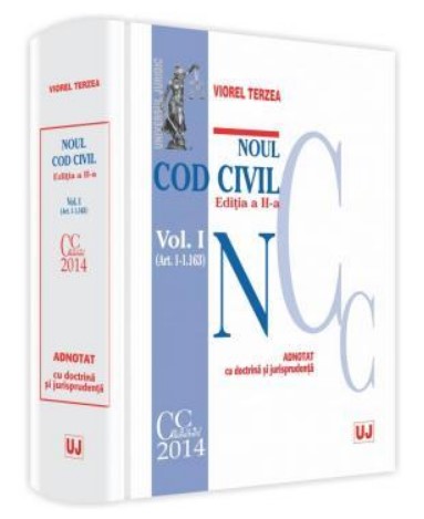 Noul Cod civil. Vol. I. ( Art. 1-1163) - Editia a 2-a. Adnotat cu doctrina si jurisprudenta
