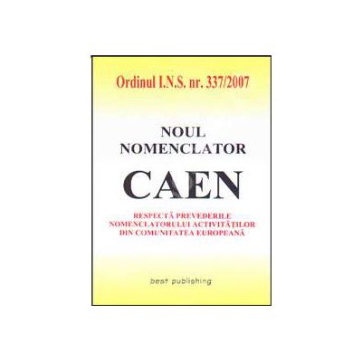 Noul nomenclator CAEN