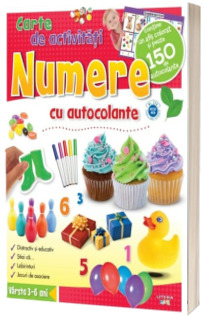 Numere. Carte de activitati cu autocolante