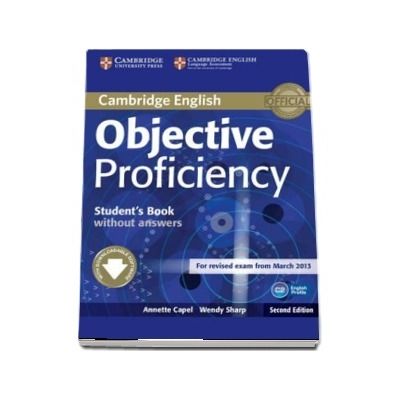 Objective: Objective Proficiency Students Book without Answers with Downloadable Software