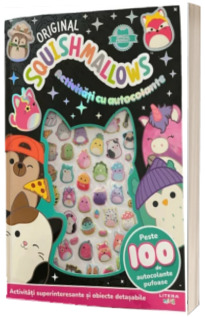 Original Squishmallows. Activitati cu autocolante