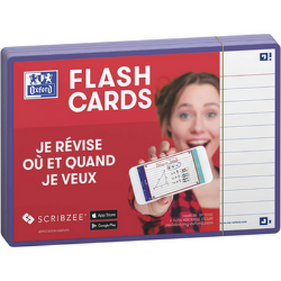 OXFORD Flash Cards 2.0, 80 flash cards/set, A6(105 x 148mm), Scribzee-dict-margine mov