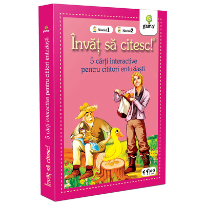 Pachet III  - Invat sa citesc! 5 carti interactive pentru cititori entuziasti