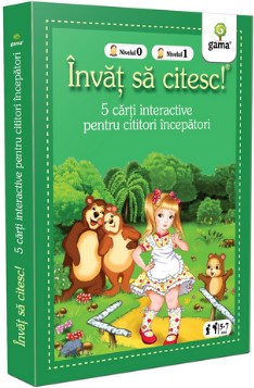 Pachet IV  - Invat sa citesc! 5 carti interactive pentru cititori incepatori