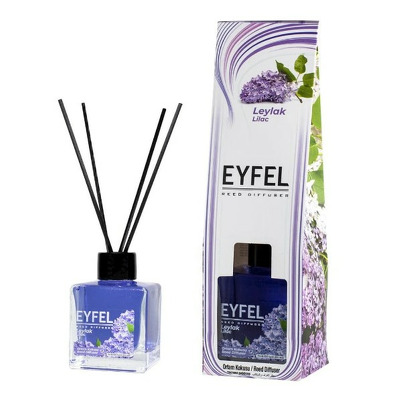 Parfum - odorizant de camera cu betisoare din ratan, Eyfel, Liliac, 120 ml