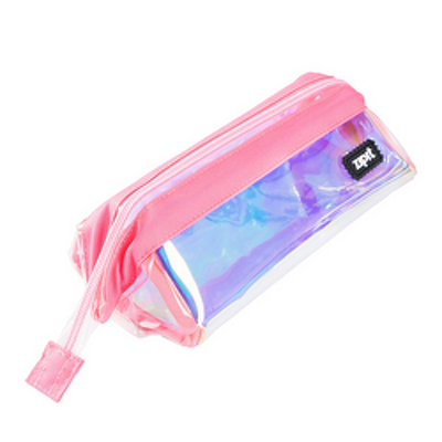 Penar cu fermoar ZIPIT Iridescent Lenny - Pink