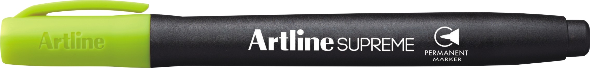 Permanent marker Artline Supreme, corp plastic, varf rotund 1.0mm - galben pastel