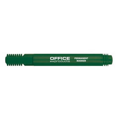 Permanent marker, varf rotund, corp plastic, Office Products - verde