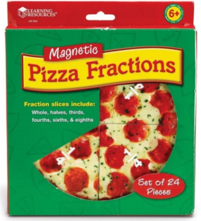 Pizza fractiilor cu magneti