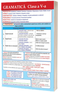 Plansa Gramatica Clasa a V-a