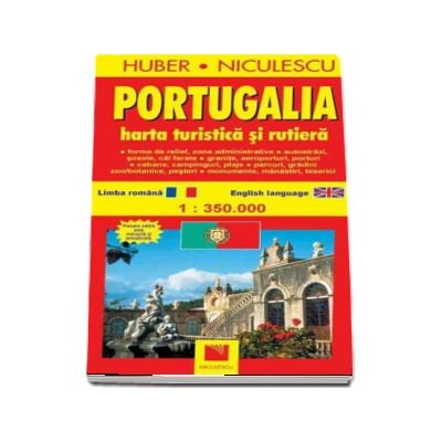 Portugalia. Harta turistica si rutiera