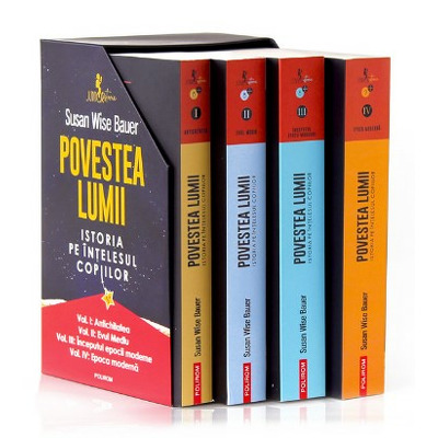 Povestea lumii. Istoria pe intelesul copiilor. Set 4 volume in caseta de colectie