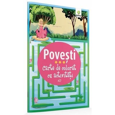 Povesti.Carte de colorat cu activitati (3-5 ani)